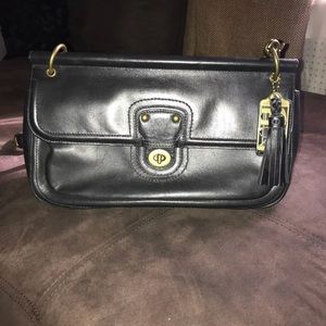 Coach leather city willis vermillion bag